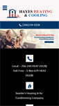 Mobile Screenshot of hayesheating.com